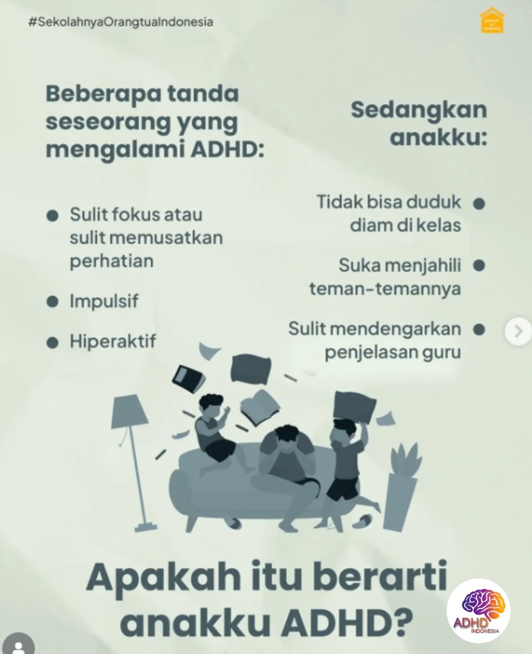 Ciri dan Gejala ADHD pada Anak Usia Dini di Kabupaten Gunung MAS